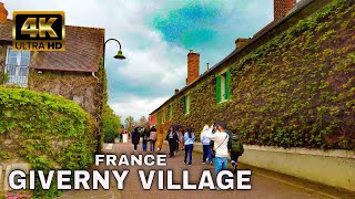 Giverny Normandy France  Walking Tour 4K  Beautiful French Village near Paris [upl. by Anerual]