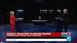 REPLAY  Présidentielle US  revoir le 1er Débat Clinton vs Trump en intégralité [upl. by Cissy]