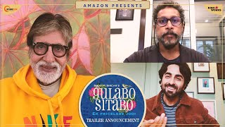 Gulabo Sitabo  Trailer Announcement  Amitabh Bachchan Ayushmann Khurrana  Shoojit Sircar [upl. by Alyakcim965]