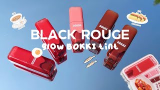 Swatch amp review BLACK ROUGE Glow Bokki Tint  Fung Chen [upl. by Octavian628]