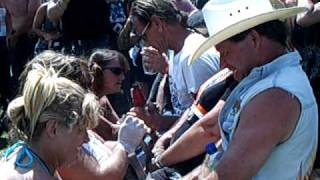 6th Brooksville Old Fashioned Biker Rodeo Sand the Woody Contest [upl. by Janeta]