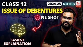 ISSUE OF DEBENTURES class 12 ONE SHOT  GAURAV JAIN [upl. by Aihseit23]