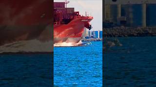 ACHELOOS MAKING WAVES🌊🌊 ship wow epic waves oiltanker bulkcarrier [upl. by Ladnek]