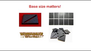 Why base sizes really matter in Warhammer Old World [upl. by Doolittle]