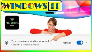 Cómo Ampliar el WiFi con Windows 11 creando una Zona con cobertura inalámbrica móvil [upl. by Zitvaa617]