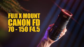 Canon FD 70  150MM F4556 Review [upl. by Ileyan]