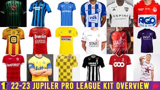 202223 Belgian First Division Football Kit Overview [upl. by Alimak699]