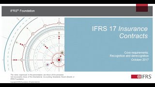 IFRS 17 Core requirements Recognition and derecognition [upl. by Kacie]