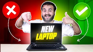 Dos ✅ amp Donts ❌ After Buying a NEW LAPTOP  Important Message [upl. by Gudrin]