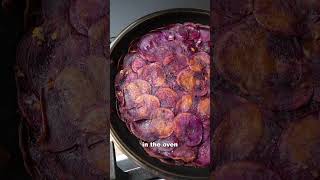 How to Make Purple Pommes Anna From My New ebBook recipe potato easyrecipe vegetarian chef [upl. by Arvell]