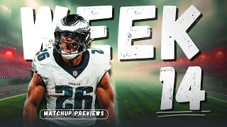 Week 14 NFL Game Previews  Fantasy PPG Betting Odds Starts Sits  Fantasy Football Podcast [upl. by Danczyk]