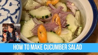 How to Make Thai Cucumber Salad in 5 Minutes [upl. by Oiracam925]