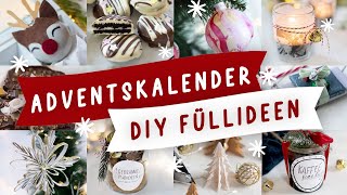 Adventskalender günstig selbst befüllen und selber machen 24 selbstgemachte DIY Ideen  TRYTRYTRY [upl. by Hurlee]