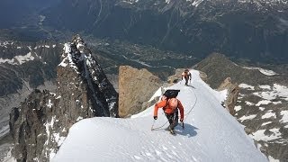 2 Aiguille Sans Nom Aiguille Verte La Brown Patey Chamonix MontBlanc alpinisme montagne [upl. by Rehpotsyrk]