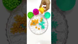 Satisfying reverse video 🎉 ASMR sounds colourful beads satisfying shorts asmr toys [upl. by Catriona]