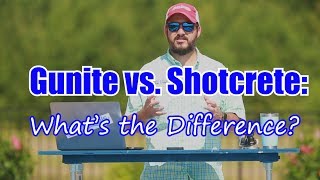 Gunite vs Shotcrete Whats the Difference [upl. by Chassin]