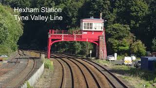 Hexham Railway Station Tyne Valley Line Northumberland [upl. by Atinauj10]