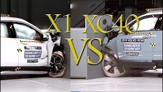 Volvo XC40 Crash Test 2019 BMW X1 CRASH TEST [upl. by Abisia452]