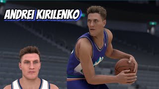 Andrei Kirilenko Face Creation NBA 2K24 [upl. by Llehsram]