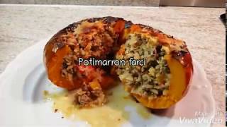 Recette Potimarron farci [upl. by Jabon373]