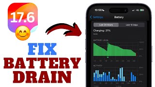 iOS 176  Battery Drain FIX [upl. by Prescott]