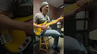 Fender Musicmaster bass  Woodcraft Ampmaster Headless bass  Demo by Tony Delgado [upl. by Maier]