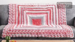 How To Crochet Easy Study of Texture Blanket [upl. by Garceau]