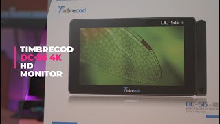 Timbrecod DC 56 4K Monitor Best DSLR Monitor with internal battery [upl. by Redd]