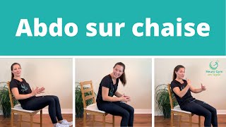 Abdominaux et renforcement du tronc sur chaise │Excellents exercices pour personnes en fauteuil [upl. by Lyrehc271]