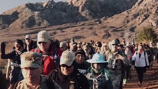 Thousands participate in annual Bataan Memorial Death March [upl. by Nylsirhc465]