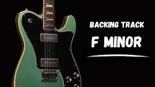 Chill Ballad Guitar Backing Track Jam in F Minor  145 bpm [upl. by Laefar317]