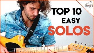 Top 10 Gitarrensolos für Anfänger [upl. by Haram]