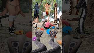 Aaj sabse bhayankar King cobra aaye ham donon bhaiyon ke pass daravani magic nagdev video short🐍 [upl. by Nageek]