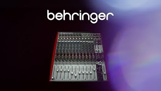 Behringer Xenyx UFX1604 Premium 16Input 4Bus Mixer  Gear4music demo [upl. by Dela]