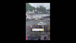 UK Police  Chase Down The Street With A Man amp CHAINSAW  Paisley 🇬🇧 UKMWshorts [upl. by Ivar]