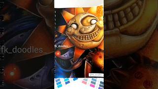 Drawing SunMoon  Five Nights at Freddys SB pt2 [upl. by Eldoree]