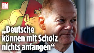 KlatschenKanzler Scholz SPD kassiert historische Pleite  NRWWahl [upl. by Nileve]