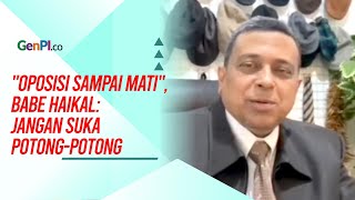 Dilantik Jadi Kepala BPJPH Haikal Hassan Jelaskan Video quotOposisi Sampai Matiquot [upl. by Olbap]