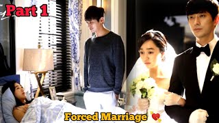 Forced Marriage 💘 of Cold CEO with Poor Girl  Part 1  Korean Drama Explained in Hindi [upl. by Hemminger]