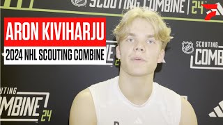 Aron Kiviharju Details Interview Process Injury Recovery And Where He Could Go At NHL Draft Combine [upl. by Uzzia]