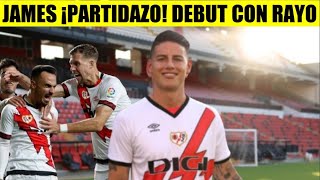 JAMES Rodriguez ¡PARTIDAZO DEBUT CON RAYO VALLECANO vs OSASUNA [upl. by Senzer]