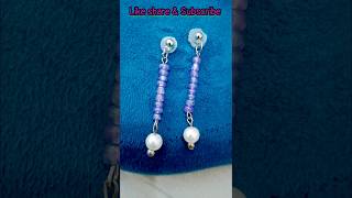 Diy easy beaded 💜💜 trending diy viralart viral art shortsfeed youtubeshorts [upl. by Llerrot]