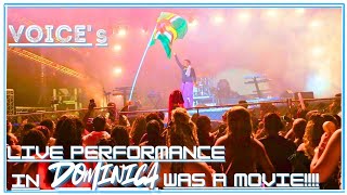 Voices Live PERFORMANCE in Dominica For WCMF Was A MOVIE [upl. by Ssitnerp122]