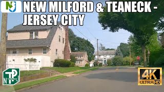 Driving New Milford and Teaneck to Jersey City via NJ Turnpike 4K [upl. by Htenywg]