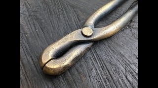 An Unusual Easier Way To Make Blacksmith Tongs [upl. by Bunder]