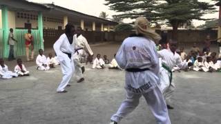 Marlene Harnois Cheick Cissé et Gbagbi Ruth à INEKA Taekwondo [upl. by Nerrawed897]