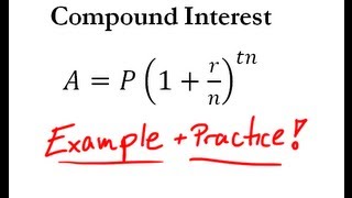 Compound Interest  Easy Example  Practice [upl. by Witha260]