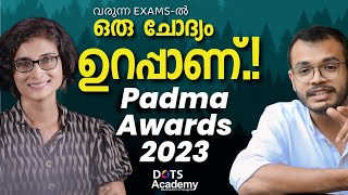 Padma Awards 2023  Highlights  Quick Revision  Important for upcoming exams [upl. by Nnomae820]