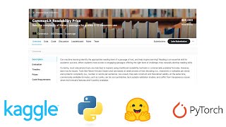 Kaggle Competition Walkthrough NLP  CommonLit Readability Prize [upl. by Barkley]