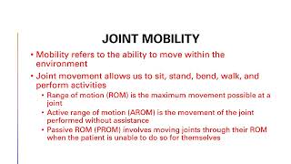 Mobility and Immobility pptx [upl. by Alihs]